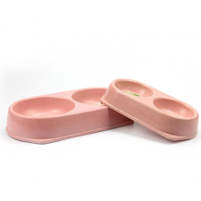 Professionale fatto colorato attraente Bambù Pet Feeder Bowl 1