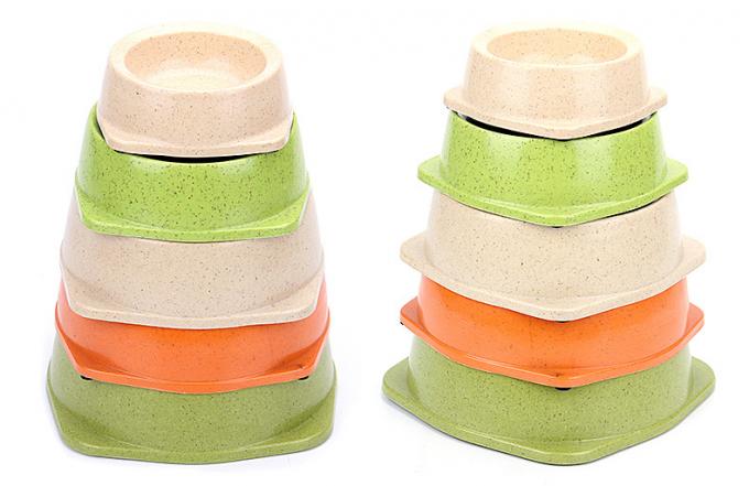 Prodotti per animali da compagnia Eco Fibra di Bamb&ugrave; Tazza Rotonda Produttore 2