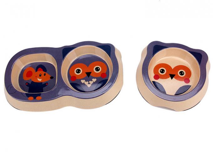 Cute e bello aspetto Bamb&ugrave; Pet Cat&Dog mangiava ciotola 2