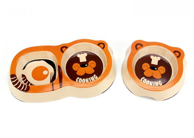 Cute e bello aspetto Bamb&ugrave; Pet Cat&Dog mangiava ciotola 1