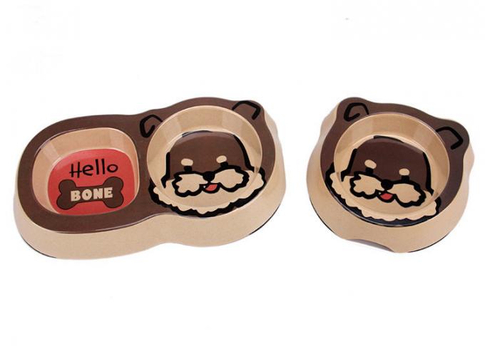 Cute e bello aspetto Bamb&ugrave; Pet Cat&Dog mangiava ciotola 3