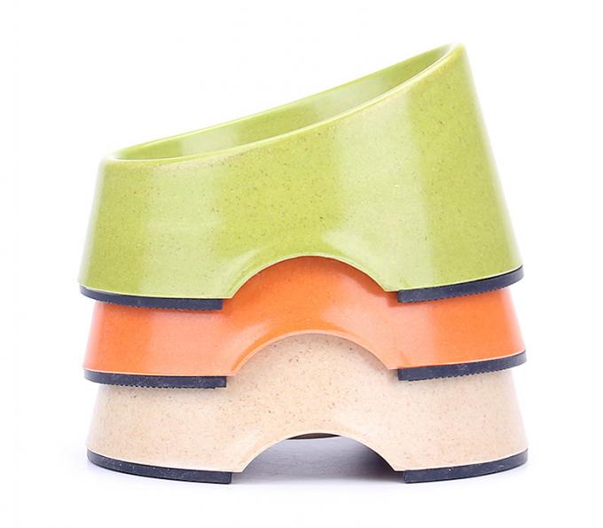 Ciotola per animali domestici in bamb&ugrave; per cani e gatti al miglior prezzo 3