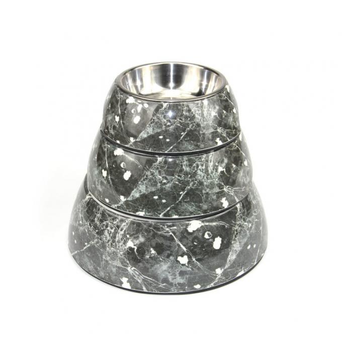 Acciaio inossidabile Dog Cat Bowls Pet Feeder Pet Bowl 2