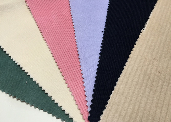 Materiale di tessuto colorato di spandex stretch corduroy 6w 8w 9w 11w