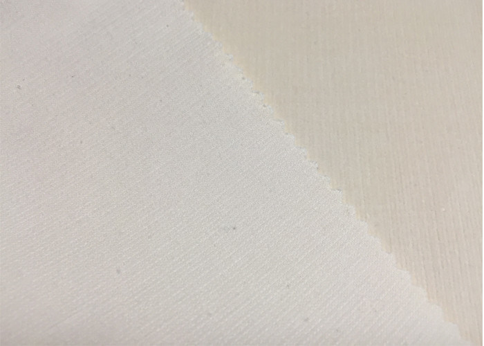 Bianco / Beige Comodo Stretch Tessuto Corduroy High End Abbigliamento Tessuto