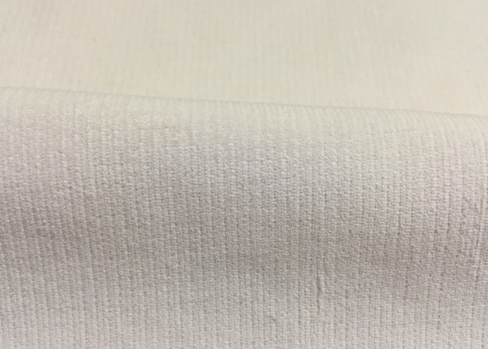 Bianco / Beige Comodo Stretch Tessuto Corduroy High End Abbigliamento Tessuto