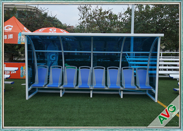 Prodotto OEM di calcio attrezzature di campo portatile di calcio sostitutivo banco per seggiolini VIP test123