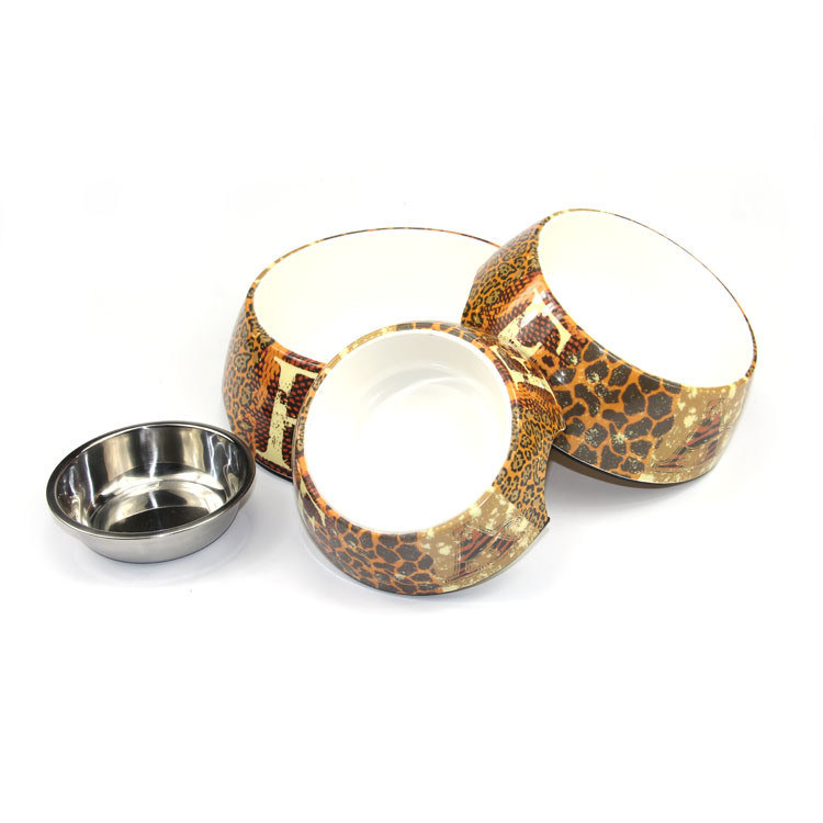 100% melamina 180ml 310ml 700ml Dog Bowl Dog Bowl inossidabile grande e grande pet food bowl