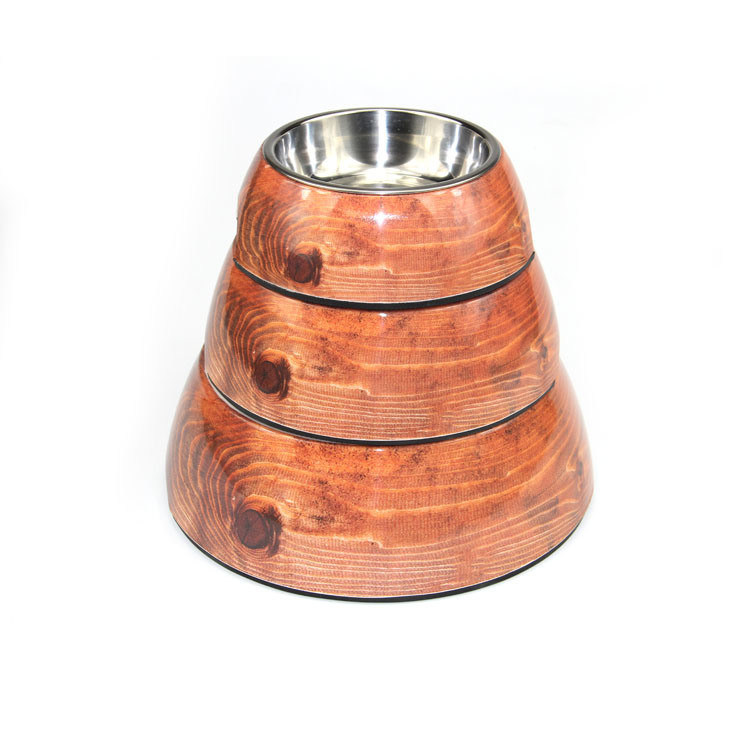 100% melamina 180ml 310ml 700ml Dog Bowl Dog Bowl inossidabile grande e grande pet food bowl