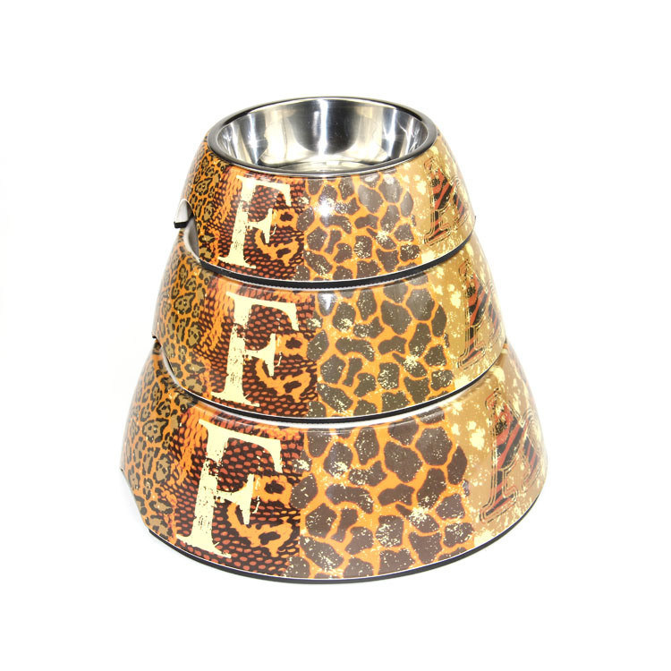 100% melamina 180ml 310ml 700ml Dog Bowl Dog Bowl inossidabile grande e grande pet food bowl