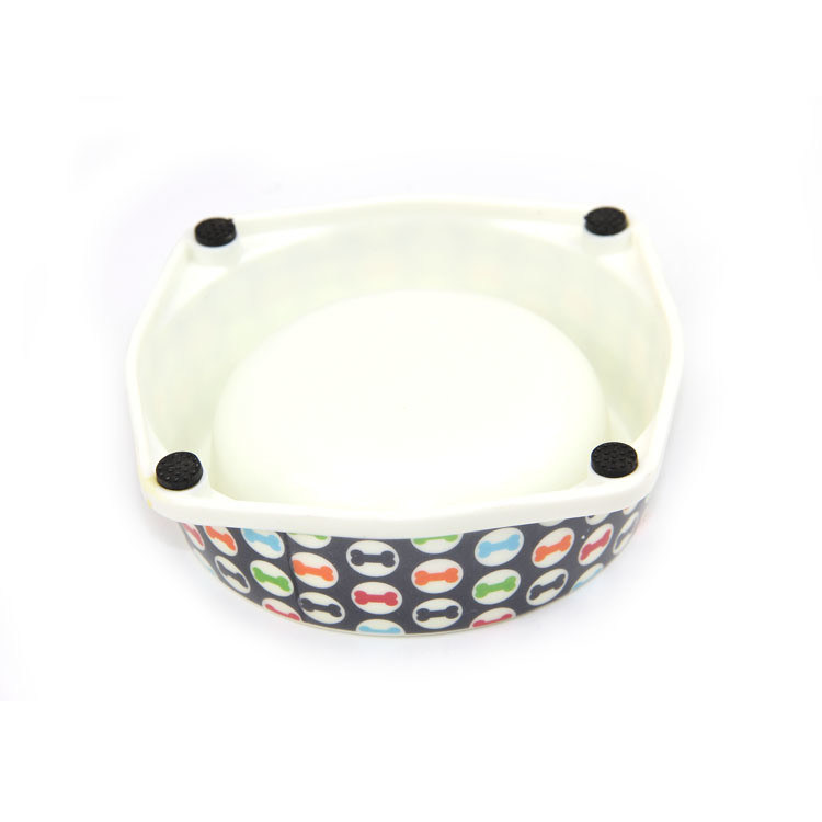 Anti-formica Pet Bowls per cani Gatti rotondo Acqua di plastica alimentatore alimentare piatto acqua