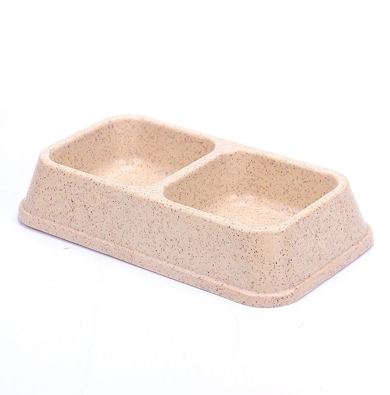 Doppia e colorata Sublimazione in bambù Grandi o Grandi Cani Pet Food&Water Bowl