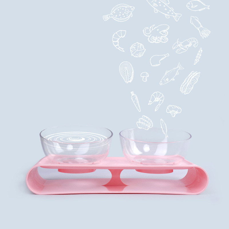 Il mangia cani e gatti allevati pet bowl per piccoli e medi cani e gatti