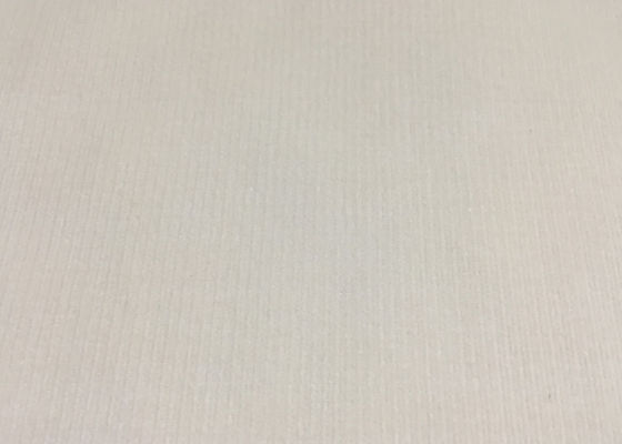 Bianco / Beige Comodo Stretch Tessuto Corduroy High End Abbigliamento Tessuto