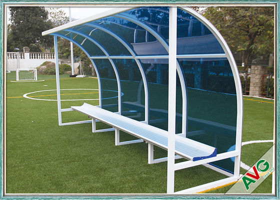 Equipaggiamento per campi da calcio resistente alle intemperie Mobilità Sedile per allenatori di calcio in alluminio