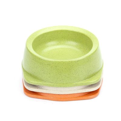 Nuovo stile Pet Shop Bambù Fibra Pet Bowl Cat Bowl