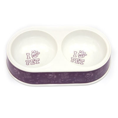 Doppio Pet Food Bowl Melamine Cat&Dog Bowl