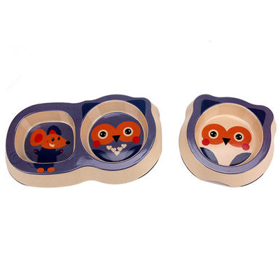 Cute e bello aspetto Bambù Pet Cat&Dog mangiava ciotola