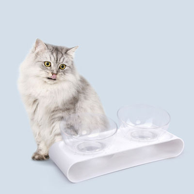 Nuovo stile 2 ciotole ABS Eco-Friendly Diner Set per animali domestici di alimentazione ciotola